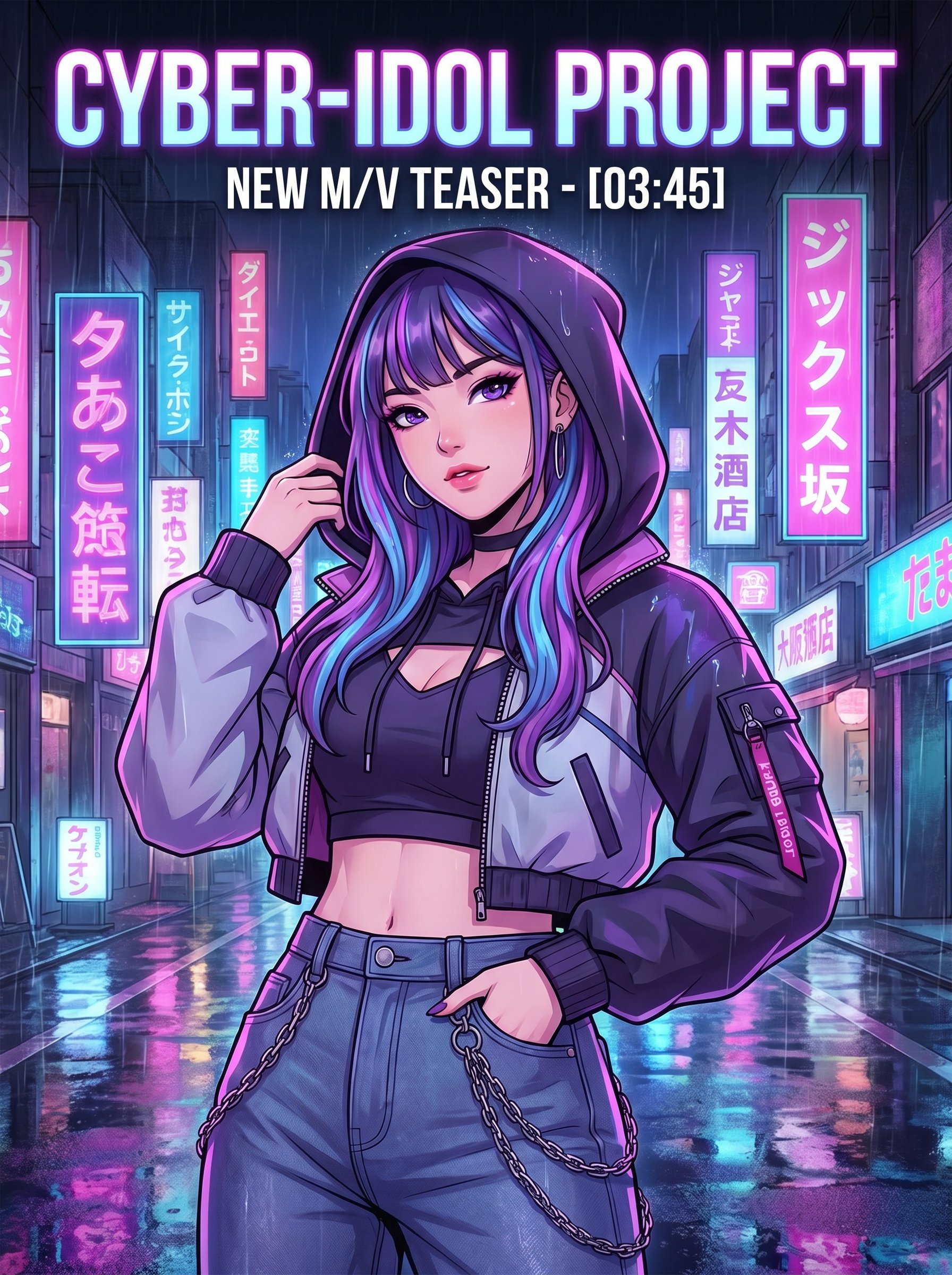 香蕉视频精选动漫-赛博霓虹夜